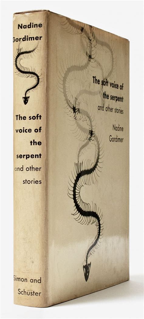 The Soft Voice Of The Serpent Signed Nadine Gordimer First Printing