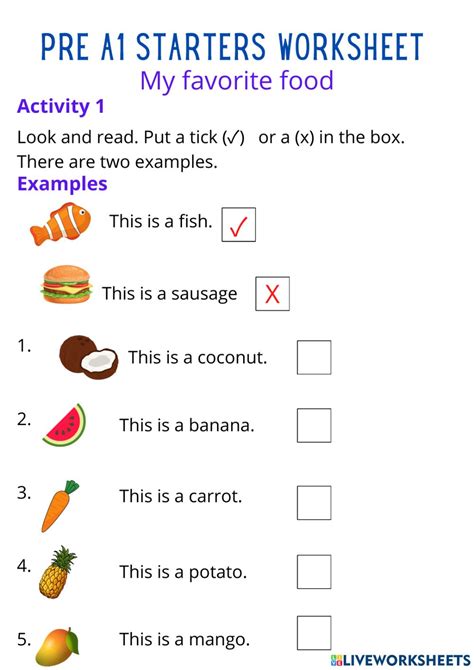 Starters Cambridge Online Worksheet For Second Grade You Can Do The