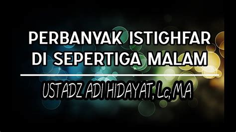 17 Keutamaan Doa Di Sepertiga Malam Terakhir Dalamislam Com