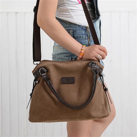 2016 New Canvas Shoulder Bag Women Messenger Bags Large Capacity Casual