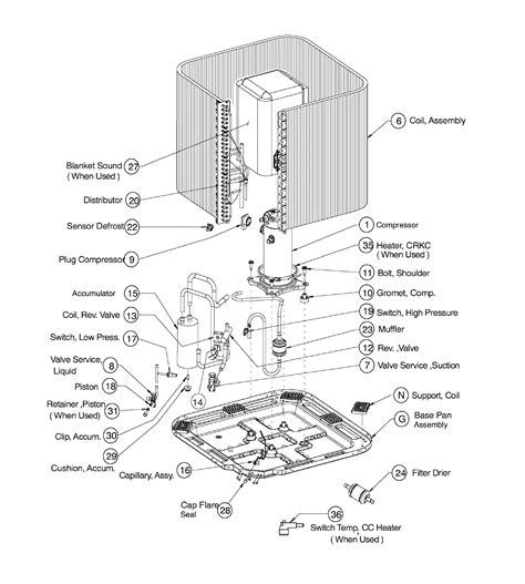 Air Conditioner Condenser Parts Diagram Carrier 24aba430a0030010