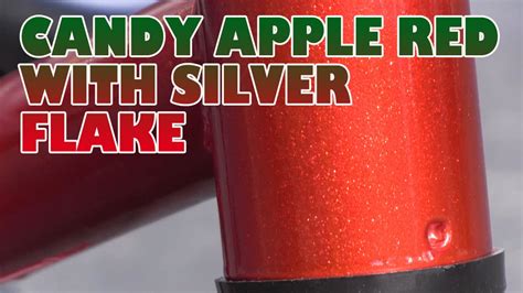 Our products are designed to work with automotive paints and coatings. Candy Apple Red with Silver Flakes - YouTube