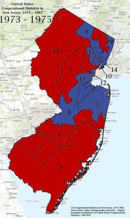 I Made A  Of How Njs Congressional Districts And Representation In