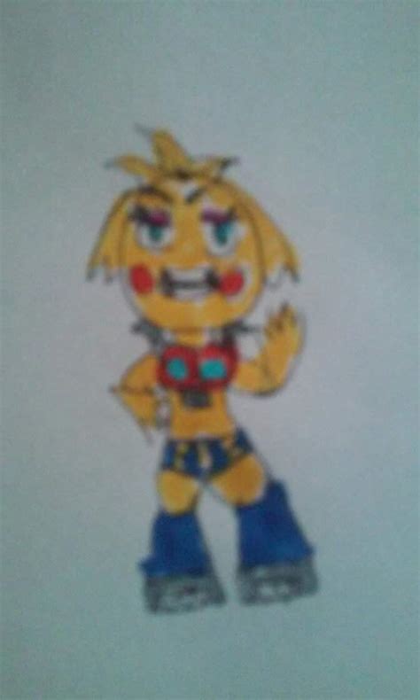 I Drew Toy Chica Dressed Up As Optimus Prime Five Nights At Freddys