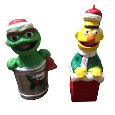 Sesame Street Holiday Sesame Street Christmas Ornaments Bert Oscar