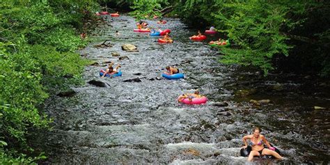 Deep Creek Tubing In The Great Smoky Mountains National Park Located