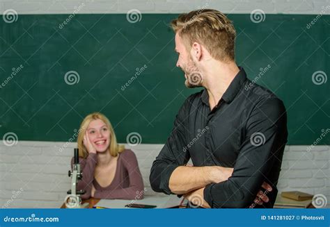 Bright Student High School Student Saying Lesson Male Student With