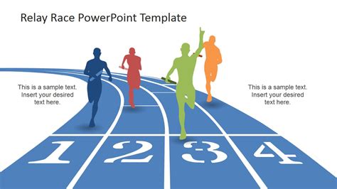 Reaching The Finish Line Powerpoint Design Slidemodel