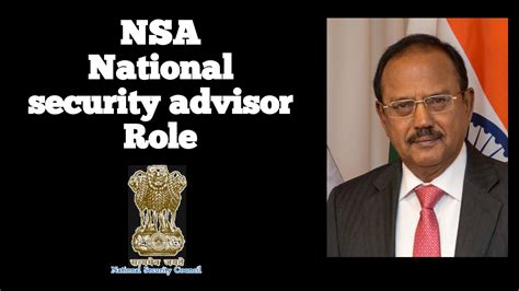 What Is Role Of National Security Adviser Role Youtube