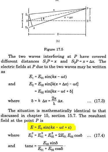 waves - why does the intensity of light does not vary with time in youngs double slit experiment ...
