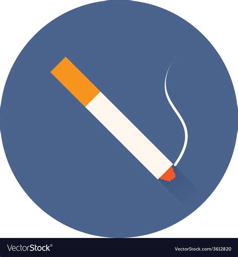 Smok Cigarette Icon Royalty Free Vector Image Vectorstock