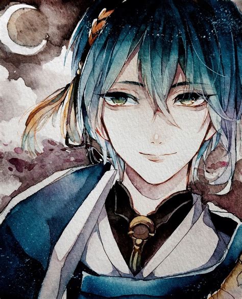 Watercolor Anime Art