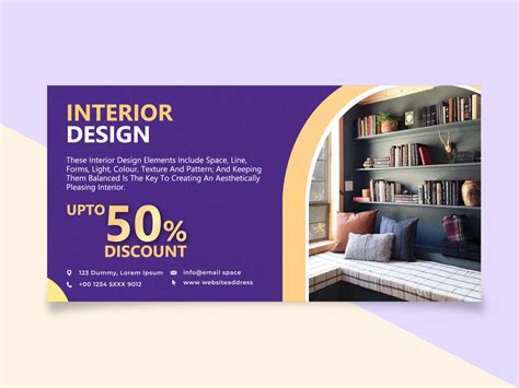 Interior Design Banner By Svjgraphic On Dribbble