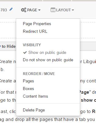 How To Keep LibGuide Pages Out Of Navigation Bar Online Tools And