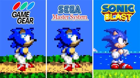 Sonic Blast 1996 Gamegear Vs Master System Vs Fan Game Which One Is