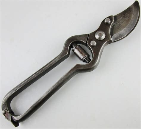 Vintage Fulton Usa Pruning Shears Hand Pruners Gardening Scissors Metal Tool Fulton Gardening