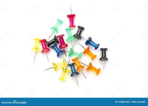 Different Color Drawing Pins Stock Photo Image Of Isolated Clipboard