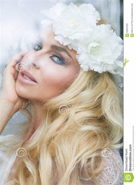 Find great deals on ebay for bratz blond hair green eyes. Portrait Of A Beautiful Woman With Long Blond Hair And ...