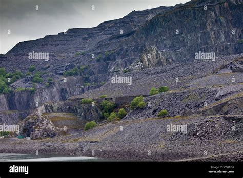 Llanberis Slate Quarries Hi Res Stock Photography And Images Alamy