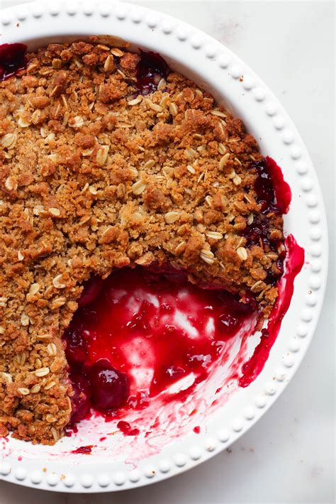 Cherry Crisp The Sweet And Simple Kitchen