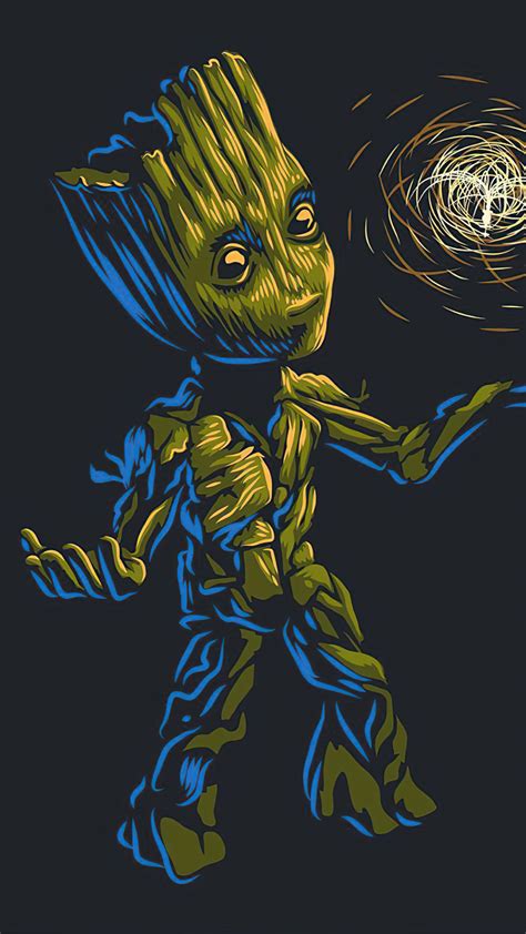 1080x1920 Cute Baby Groot 2020 Iphone 7 6s 6 Plus And