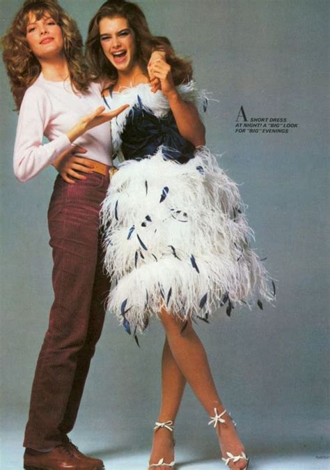 Rene Russo And Brooke Shields By Richard Avedon For Vogue February