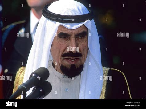 Washington Dc September 28 1990 The Emir Of Kuwait Sheik Jaber Iii