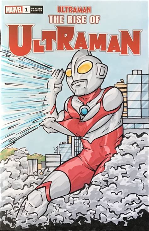 Rise Of Ultraman 1 Signed And Sketched By Jeff Pina Comic Books