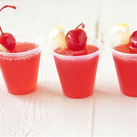Cherry Lemonade Jell O Shots