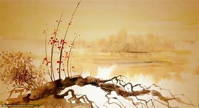 Chinese Painting Desktop Wallpapers Paintings Traditional Watercolor