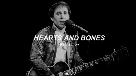 paul simon hearts and bones lyrics letra arnold radio youtube