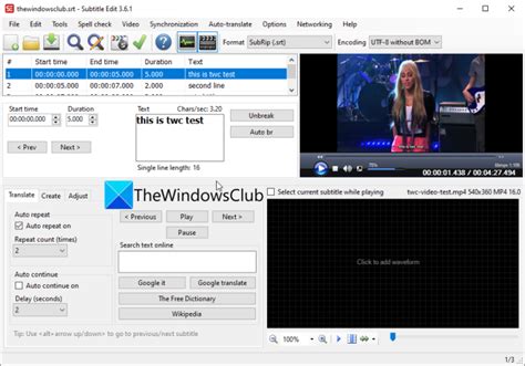 How To Create Srt Subtitles In Windows 1110