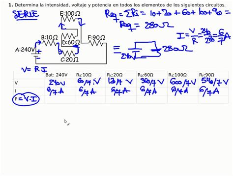 Ejercicio Resuelto Circuitos Electricos Serie Resistencias Youtube