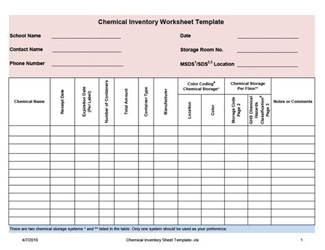 45 Printable Inventory List Templates Home Office Mov