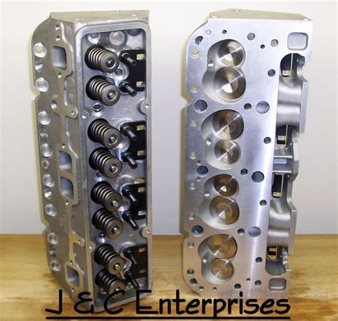 New Aluminum Performance 283 350 Chevy Cylinder Heads 202 Intake 500