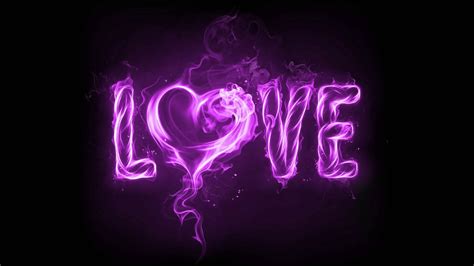 Download Black And Purple Aesthetic Love Wallpaper