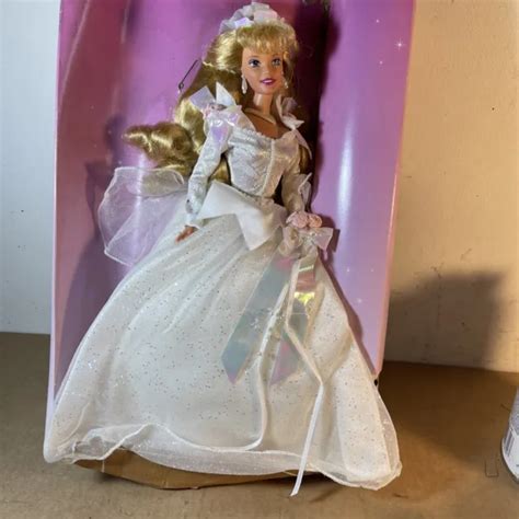 DISNEY MATTEL SLEEPING Beauty Wedding Barbie Doll 30 00 PicClick
