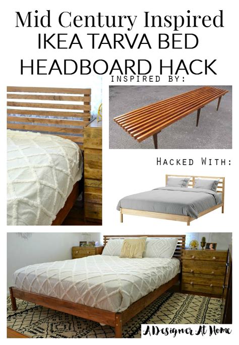 How I Made It Mid Century Inspired Ikea Tarva Bed Hack