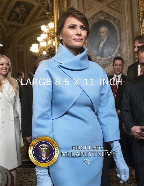 portrait of 45th first lady melania trump 8 5 x 11 glossy photo ebay trump fashion first