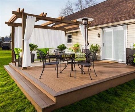 39 Creative Deck Patio Design You Should Try For Your Outdoor Space 35