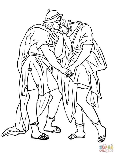 Here you can explore hq david and jonathan transparent illustrations, icons and clipart with filter setting like size, type, color etc. Creative Picture of David And Jonathan Coloring Page (With ...