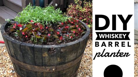Showcase your plants, herbs, or flowers with the below compilation of diy planter box plans. DIY Whiskey Barrel Planter from Home Depot - YouTube