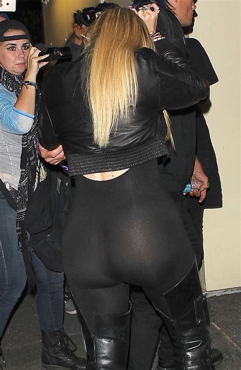 Khloe Kardashian Bares Her Bum In See Through Pants Daily Telegraph