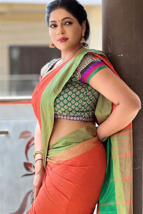 Reshma Pasupuleti Latest Stills In Saree South Indian Actress