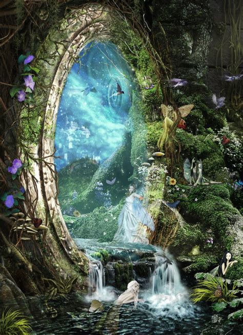 Enchanted Nature Magic Fantasy River Fairy Magical Faerie Fantasy World