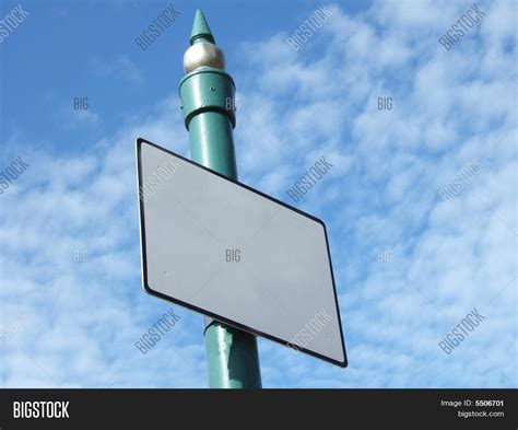 Blank Street Sign Image And Photo Free Trial Bigstock