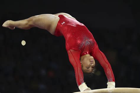 Sunisa Lee places 8th as Biles wins 5th all-around title at gymnastics ...