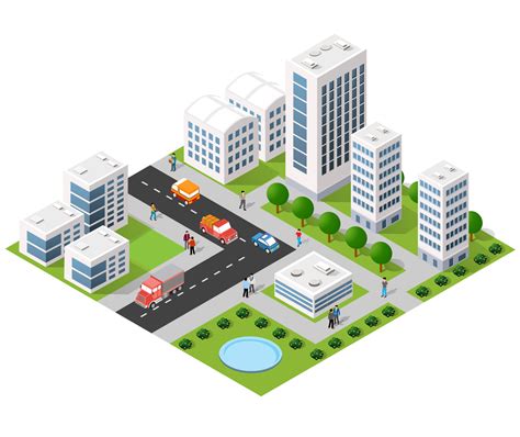 Isometric City Vector Art Icons And Graphics For Free Download