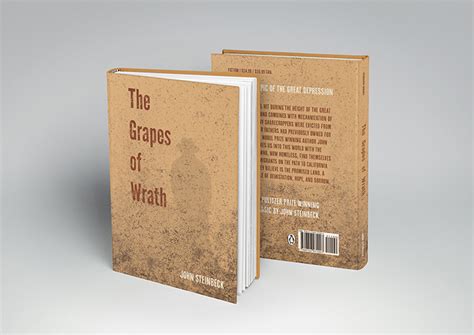 Book Cover The Grapes Of Wrath On Behance