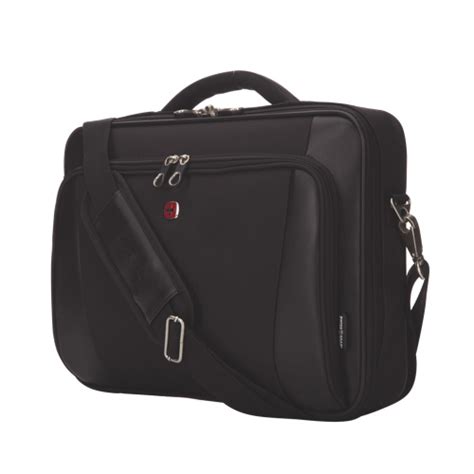 Swissgear 156 Clamshell Laptop Messenger Bag Black Laptop Bags